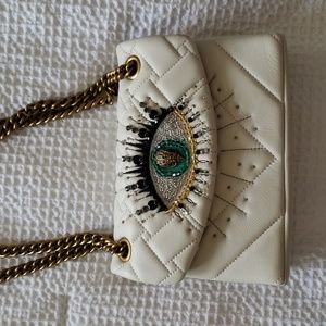 Kurt Geiger London Kensington Eye Quilted Leather Crossbody Bag